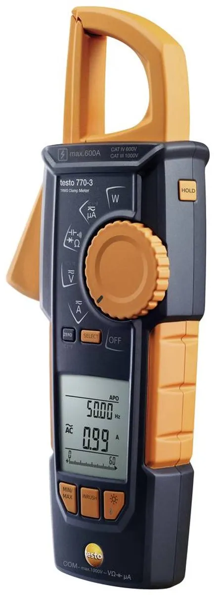 Testo 770-3 Stroomtang - 6000 Counts - CAT III/IV