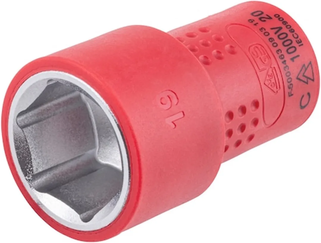 Würth VDE Dopsleutel 3/8" 19mm