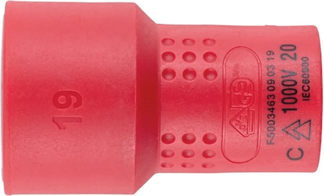 Würth VDE Dopsleutel 3/8" 19mm