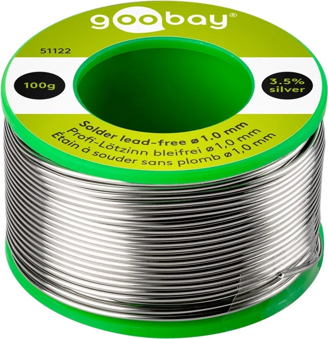Goobay Loodvrije Soldeertin 1mm - 100g