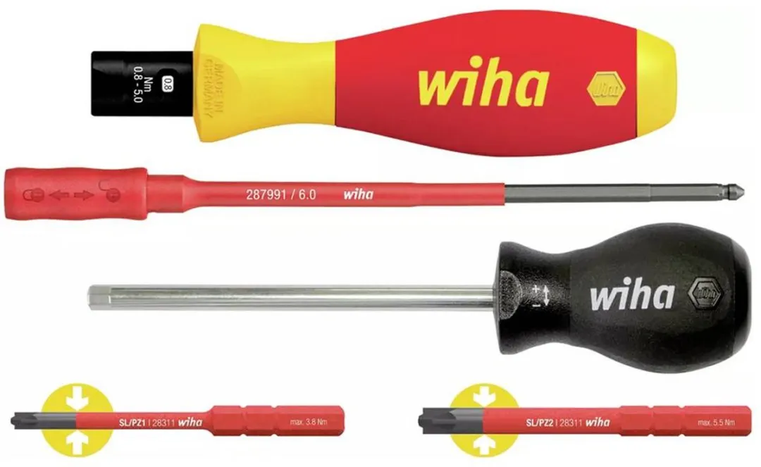 Wiha Momentschroevendraaierset TorqueVario-S 38074 - 5-delig