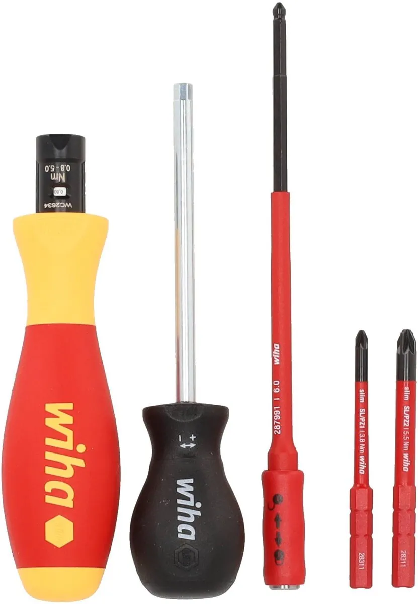 Wiha Momentschroevendraaierset TorqueVario-S 38074 - 5-delig