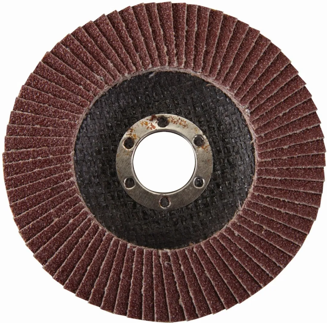 Silverline Aluminiumoxide Lamellenschijf Ø115mm - Korrel 80 - Glasvezel