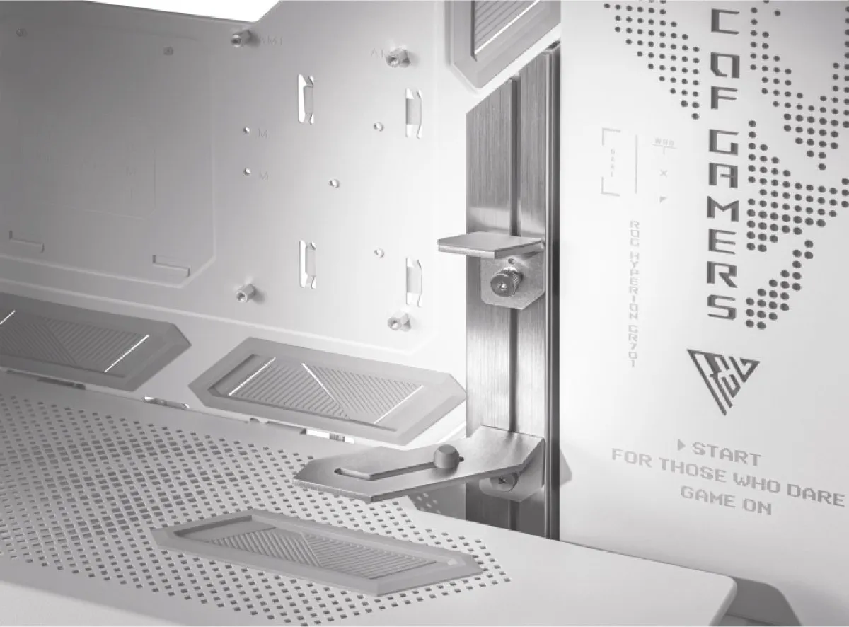 ASUS ROG GR701 Hyperion White PC - 7 Ventilatoren - Wit