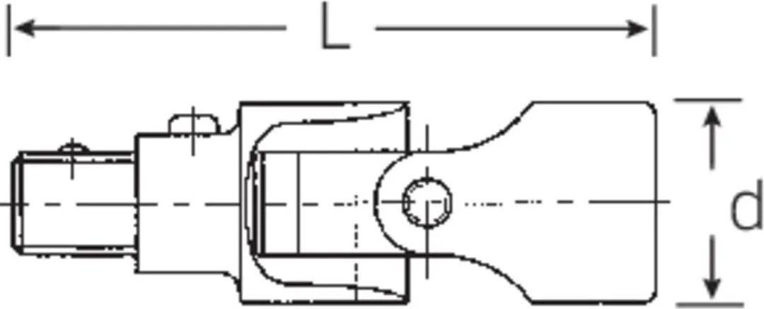 Stahlwille 428 QR Cardangewricht 3/8" 60mm