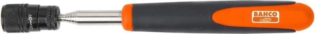 Bahco 2535L Magneetzoeker met Zaklamp - Transparant