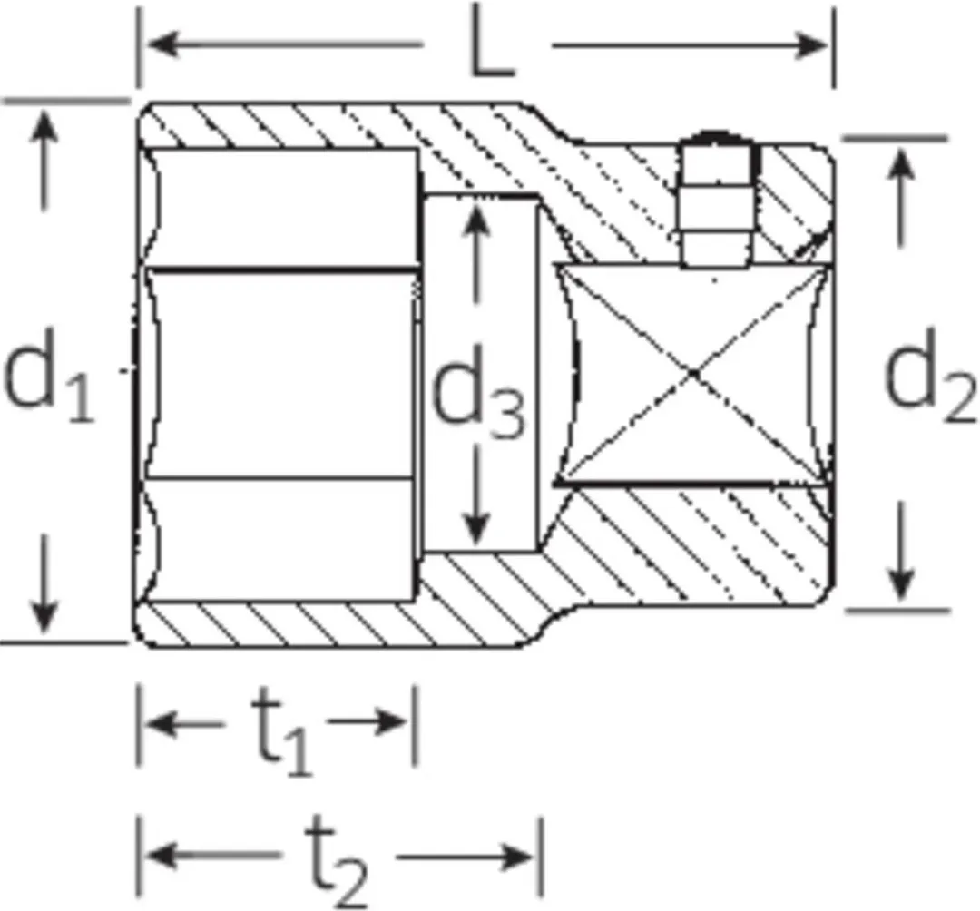 Stahlwille 55 55 05010055 Dopsleutelinzetstuk 55mm