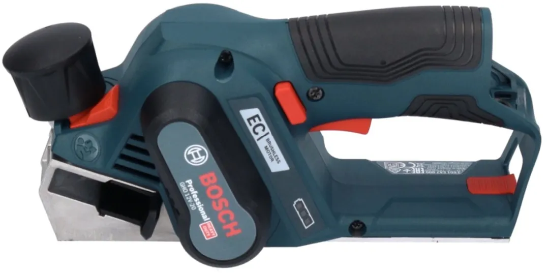 Bosch Professional GHO 12V-20 Accu Schaafmachine - 2x 3,0 Ah + Lader - afbeelding 6 van 6