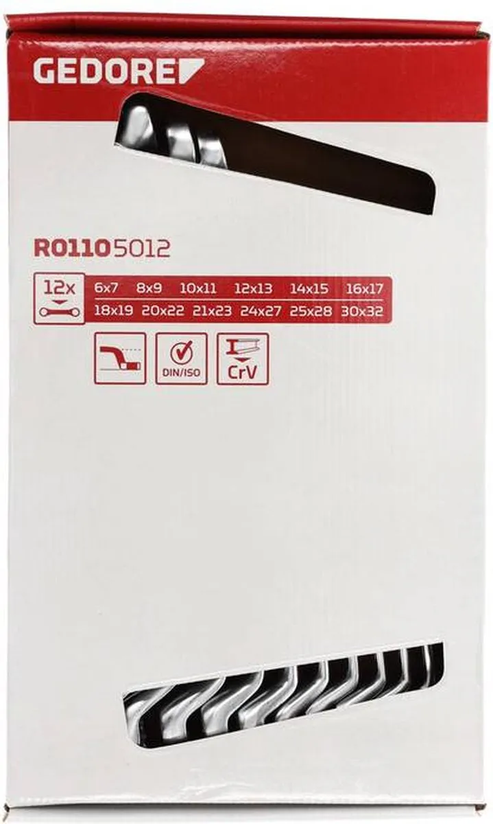 Gedore RED R01105012 Ringsleutelset 6-32mm - 12-delig