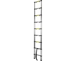 Silverline Telescopische Ladder 9 Treden - Werkhoogte 2,60m - afbeelding 6 van 6