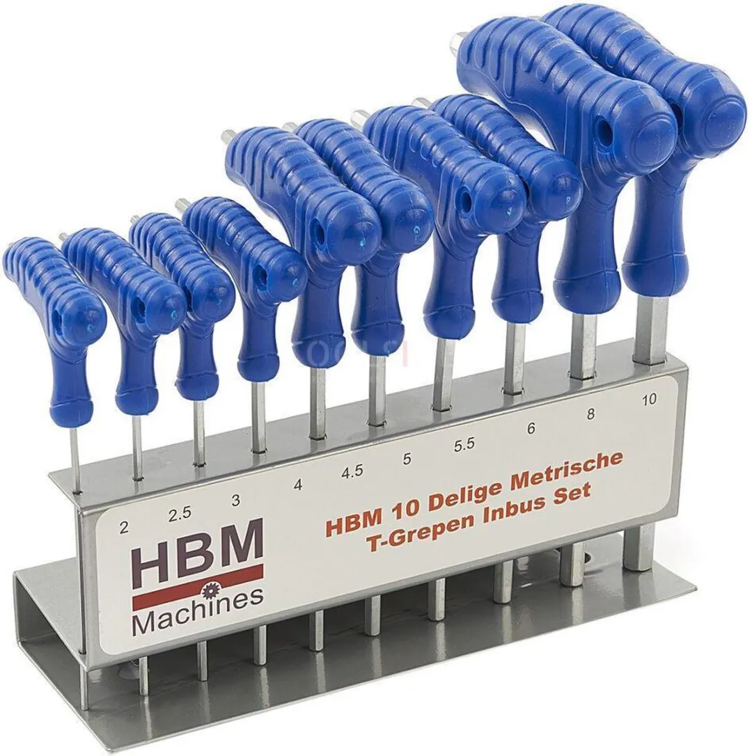HBM 10-delige Metrische T-Grepen Inbusset 27