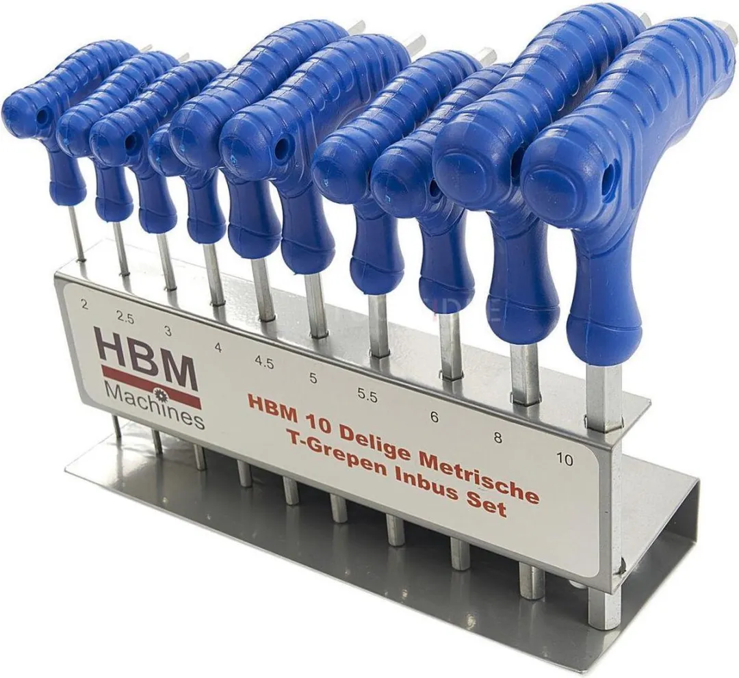 HBM 10-delige Metrische T-Grepen Inbusset 27