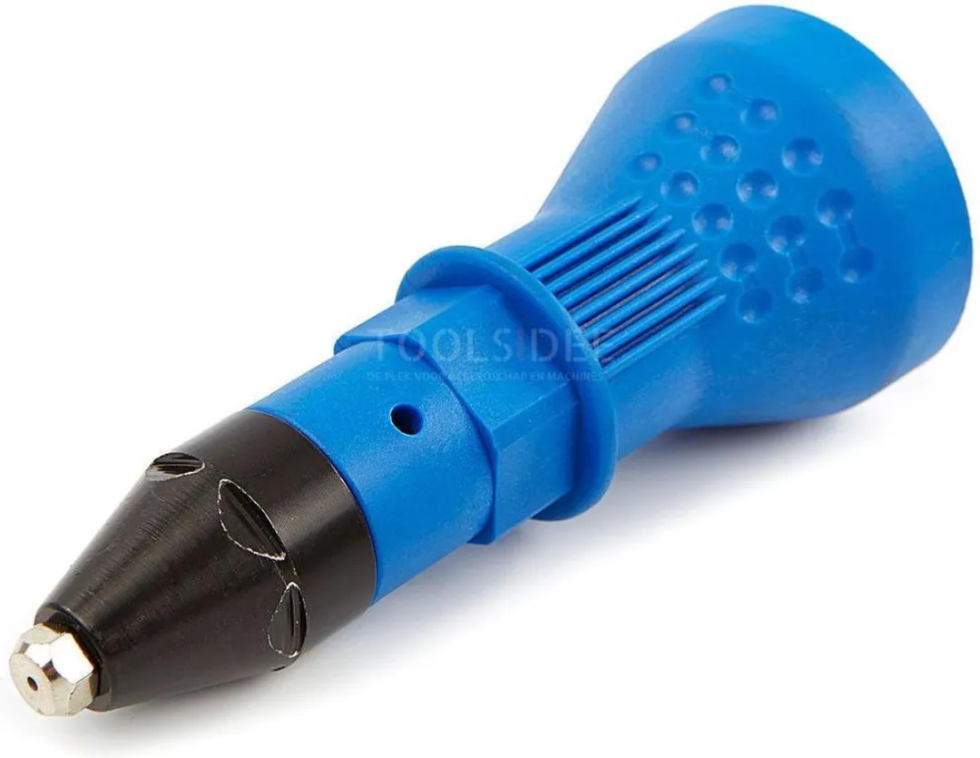 HBM Popnageltang voor Accuboormachine - 4 Opnamestukken