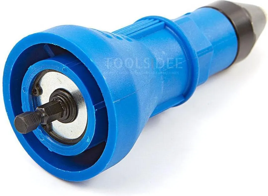 HBM Popnageltang voor Accuboormachine - 4 Opnamestukken