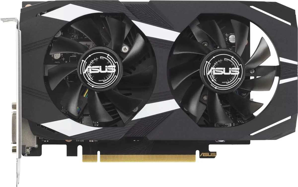 ASUS Dual GeForce RTX 3050 OC Edition Videokaart 6GB - HDMI 2.1/DisplayPort 1.4/DVI-D - afbeelding 6 van 6