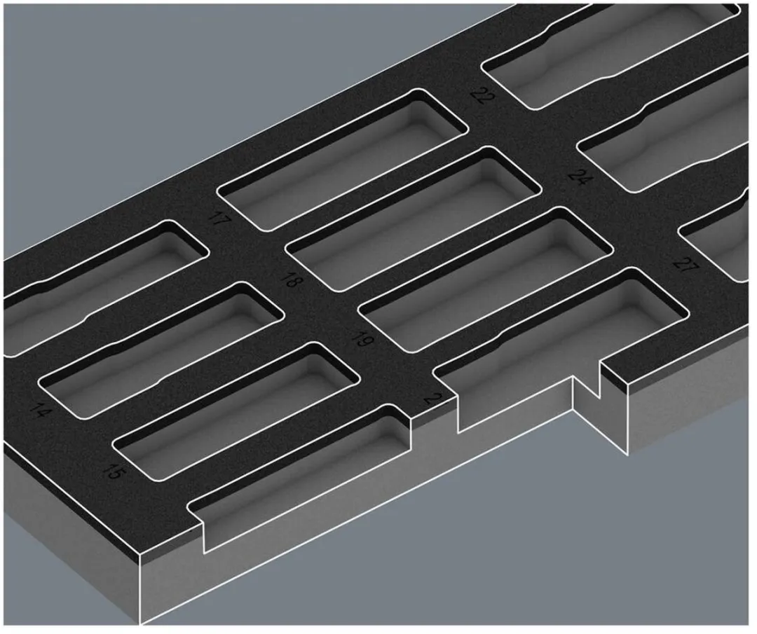 Wera Zyklop C 1/2" Impaktor Deep Set 11-delig - 28 Stuks