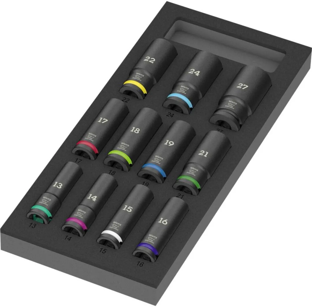 Wera Zyklop C 1/2" Impaktor Deep Set 11-delig