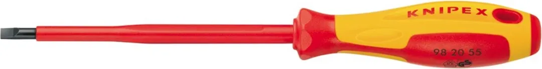 Knipex 98 20 80 Schroevendraaier sleuf 80x12mm VDE - Wit