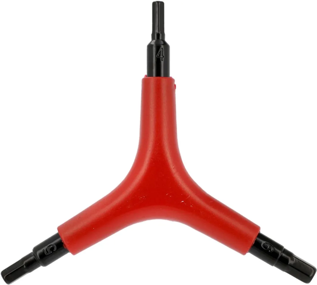 Fischer Driearmige Binnenhoeksleutel 4/5/6mm