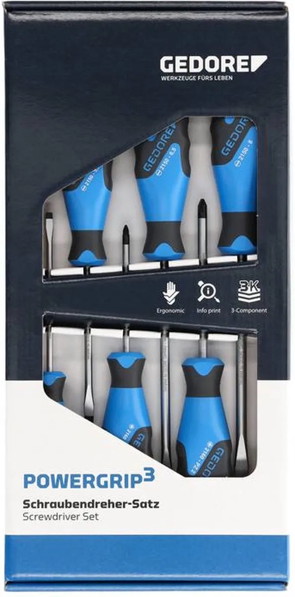Gedore 2150-2160 Schroevendraaierset 6-delig