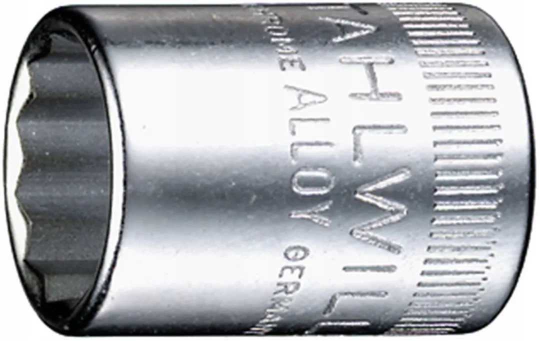Stahlwille 3/8" 12-kant 1/4" korte dopsleutel