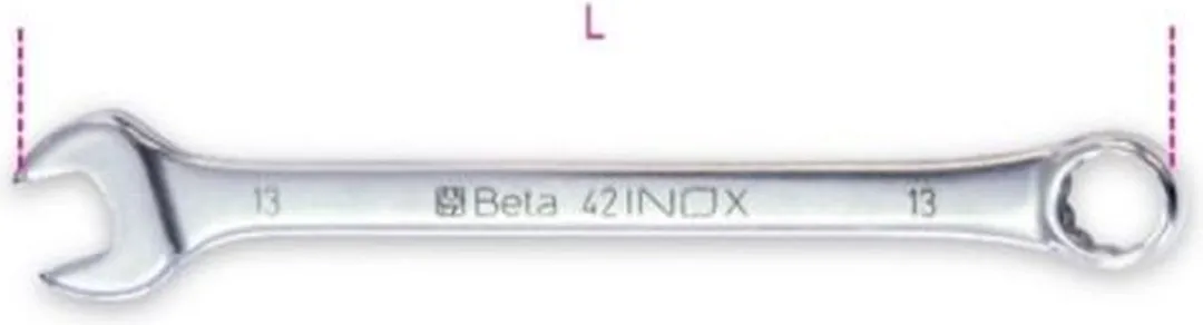 Beta 42INOX 22-Ringsteeksleutels - 13