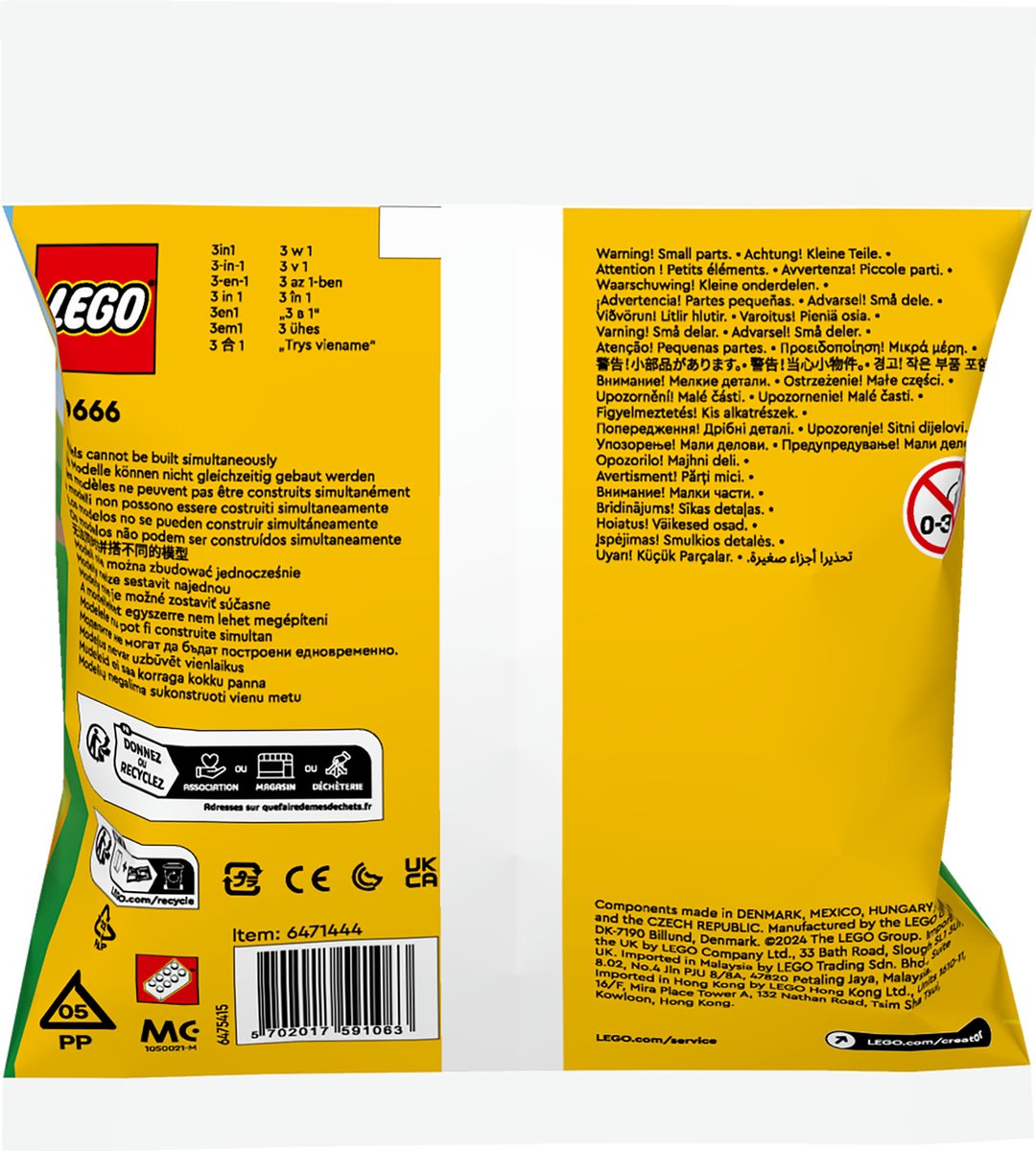 LEGO Creator 30666 - Cadeaudieren (polybag) - LEGO Hond, Beer of Eekhoorn