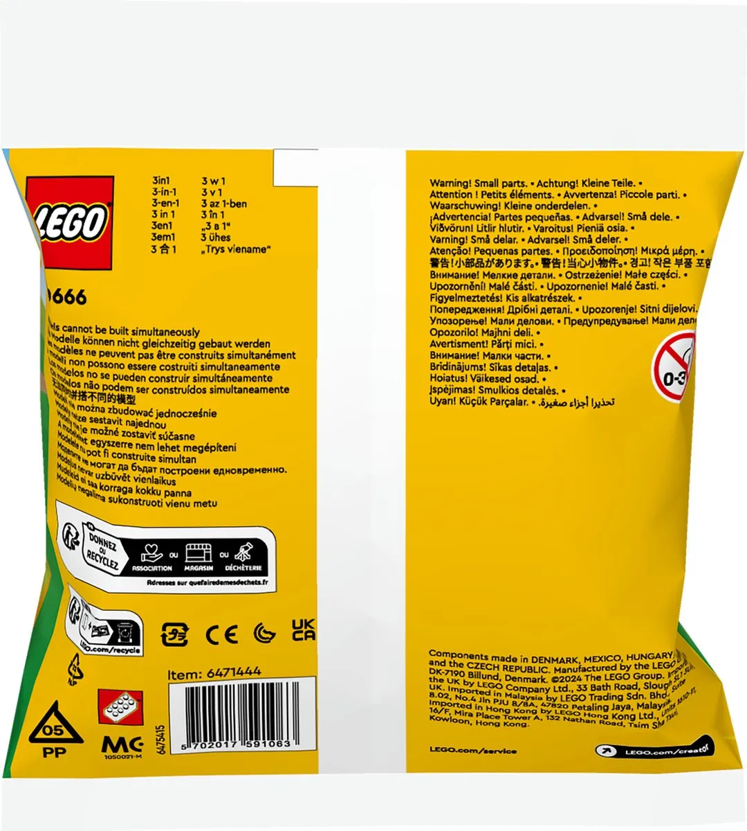 LEGO Creator 30666 Cadeaudieren - 75 Stukken - Meerkleurig