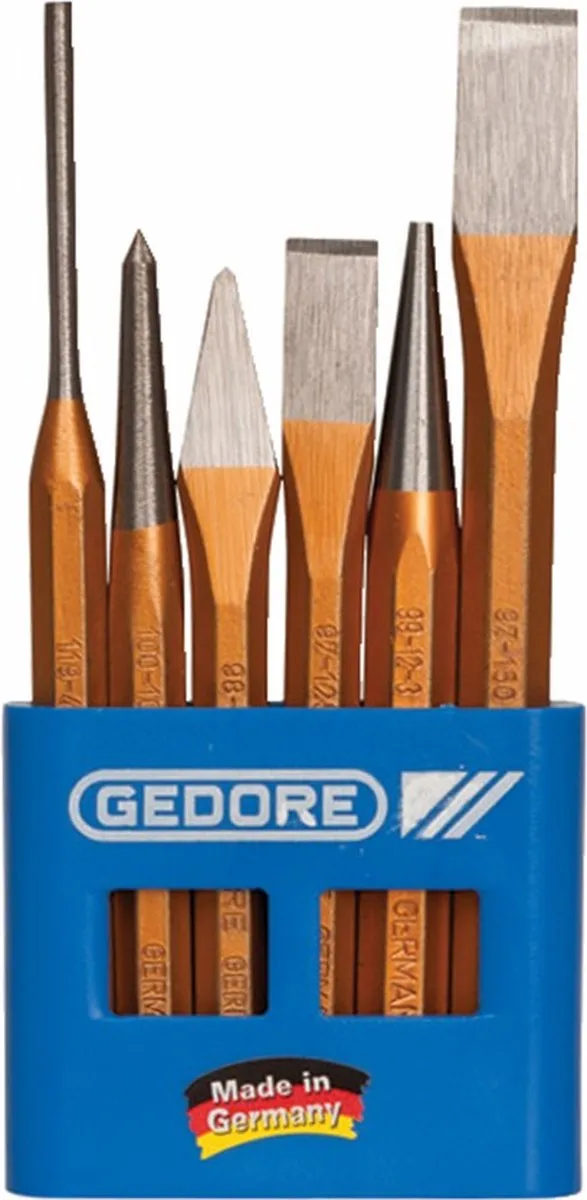 Gedore 106 D 6-delige beitelset