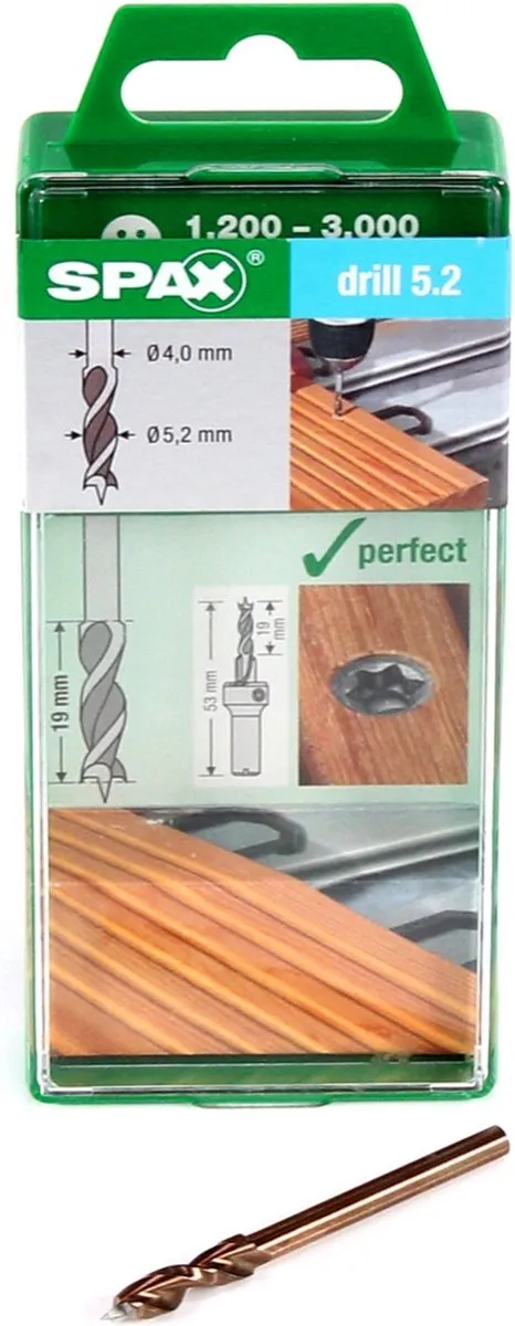 Spax Trappenboor 4,1/5,2mm 5009409875005 - 1 Stuk