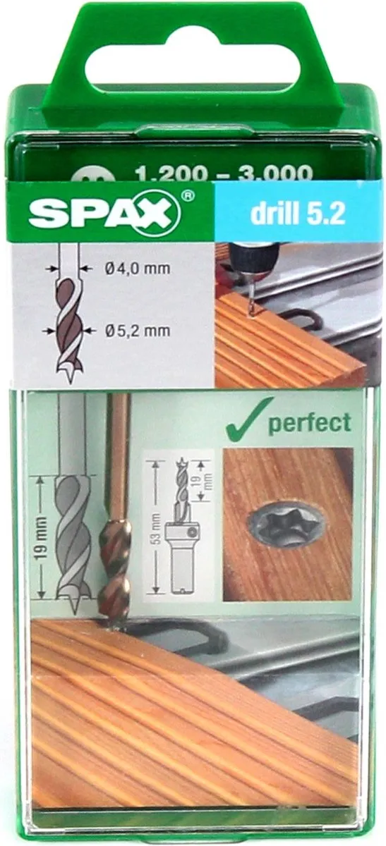 Spax Trappenboor 4,1/5,2mm 5009409875005 - 1 Stuk