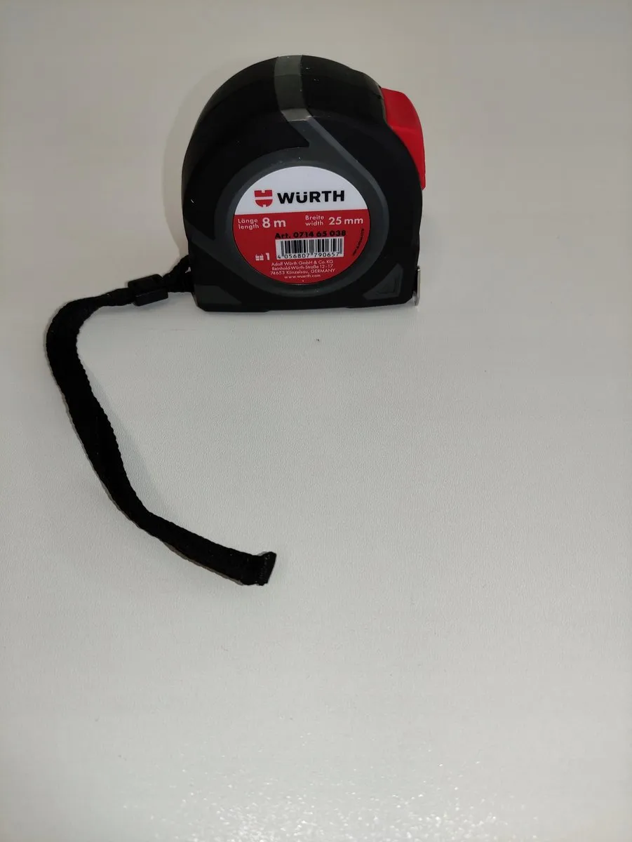 Würth Rolbandmaat 8m Magnetisch PT18 071465 038