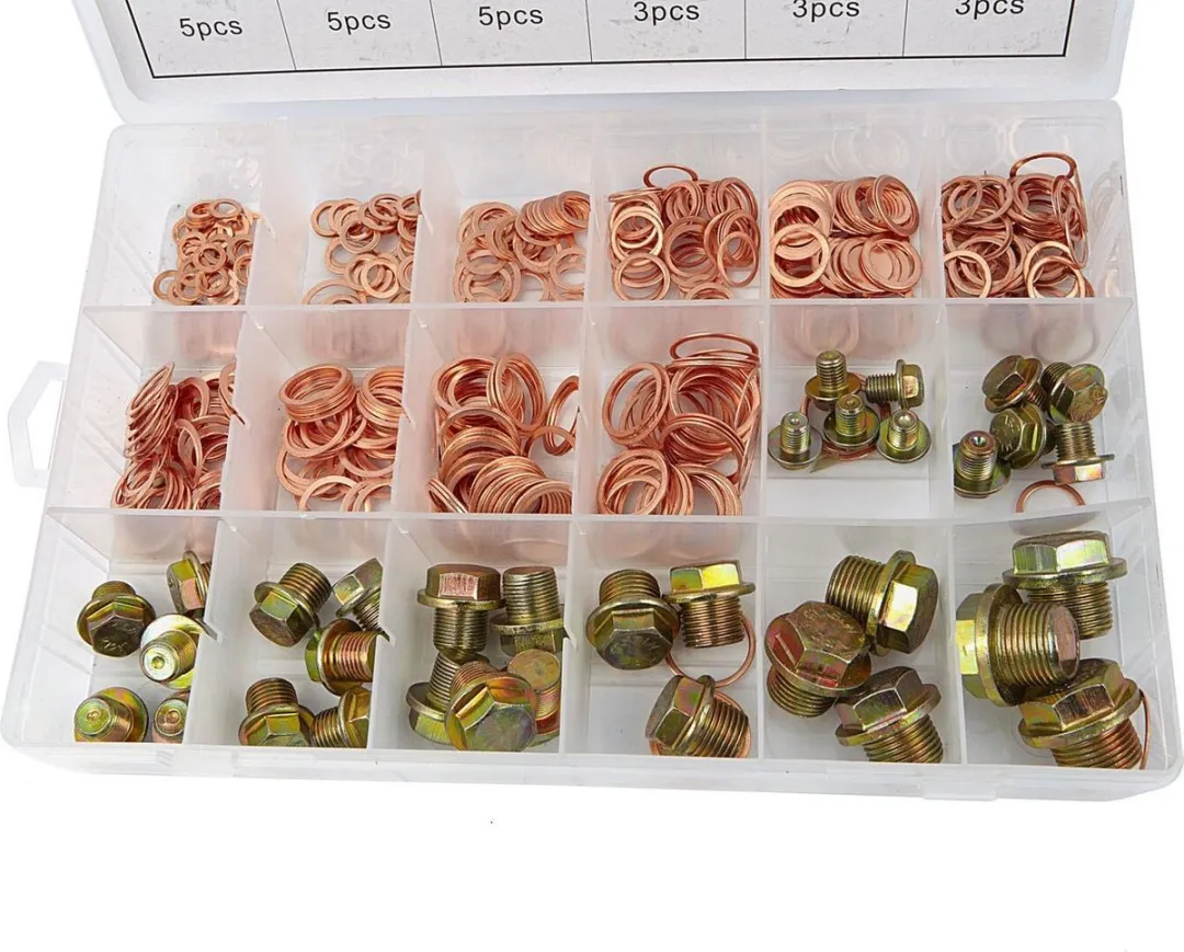 HBM 8804 Carterpluggen & Koperen Ringen Assortiment - 534 Stuks