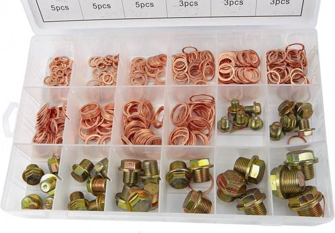 HBM 8804 Carterpluggen & Koperen Ringen Assortiment - 534 Stuks