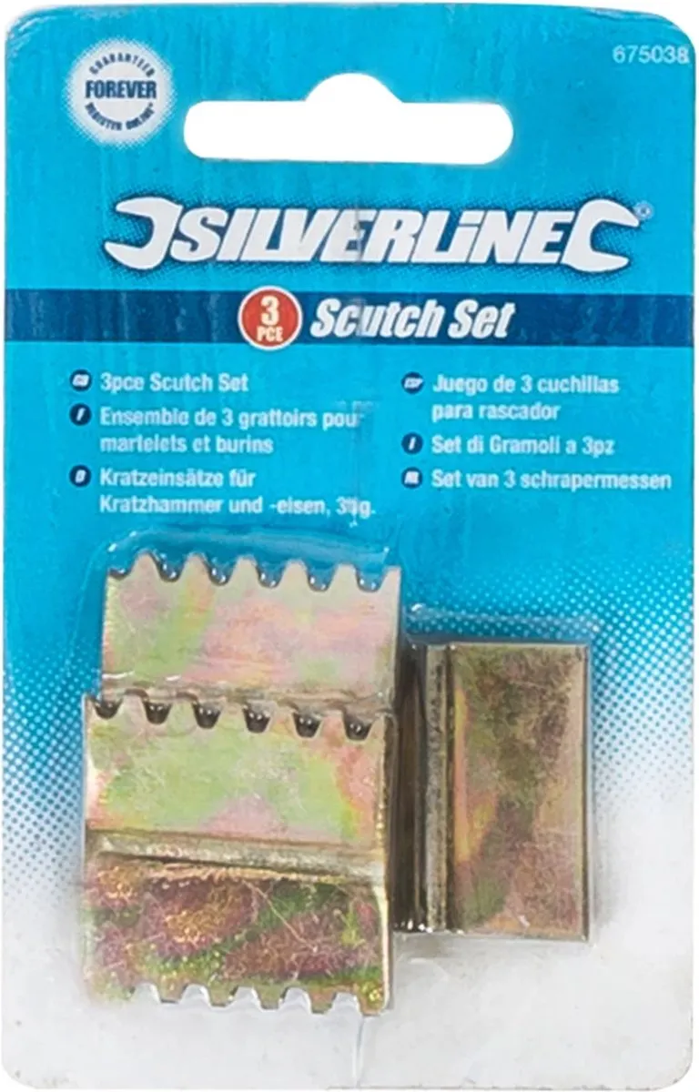 Silverline Tegelkammen Set 25mm - 3-delig