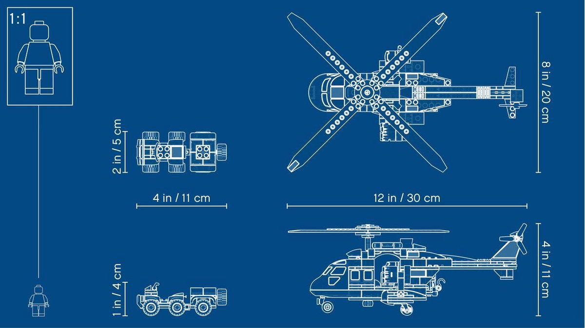 LEGO Jurassic World Helikopterachtervolging van Blue - 75928