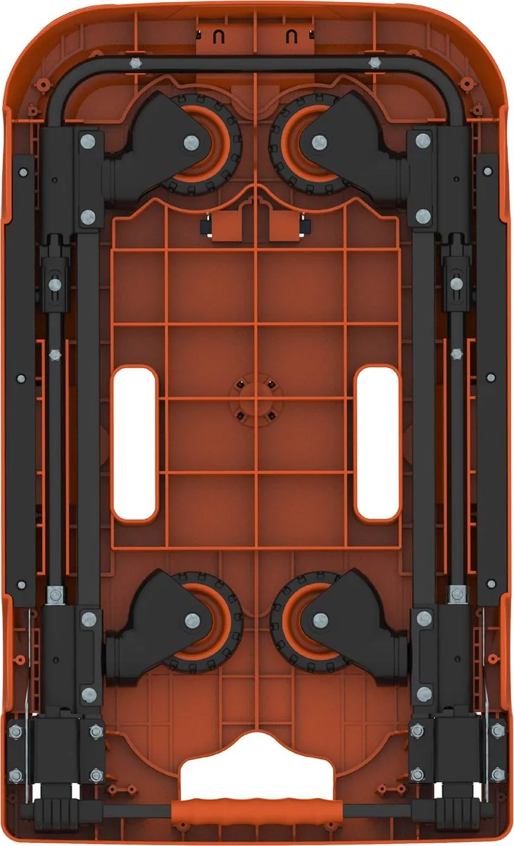 BLACK+DECKER Opvouwbare Transportwagen - 90 kg - Oranje