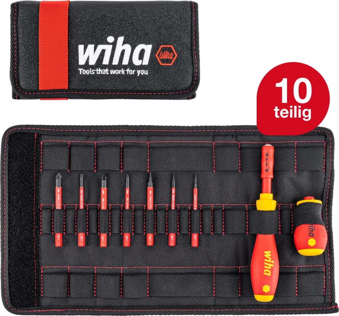 Wiha slimVario 2831T902 Schroevendraaier & Bitset - 10-delig
