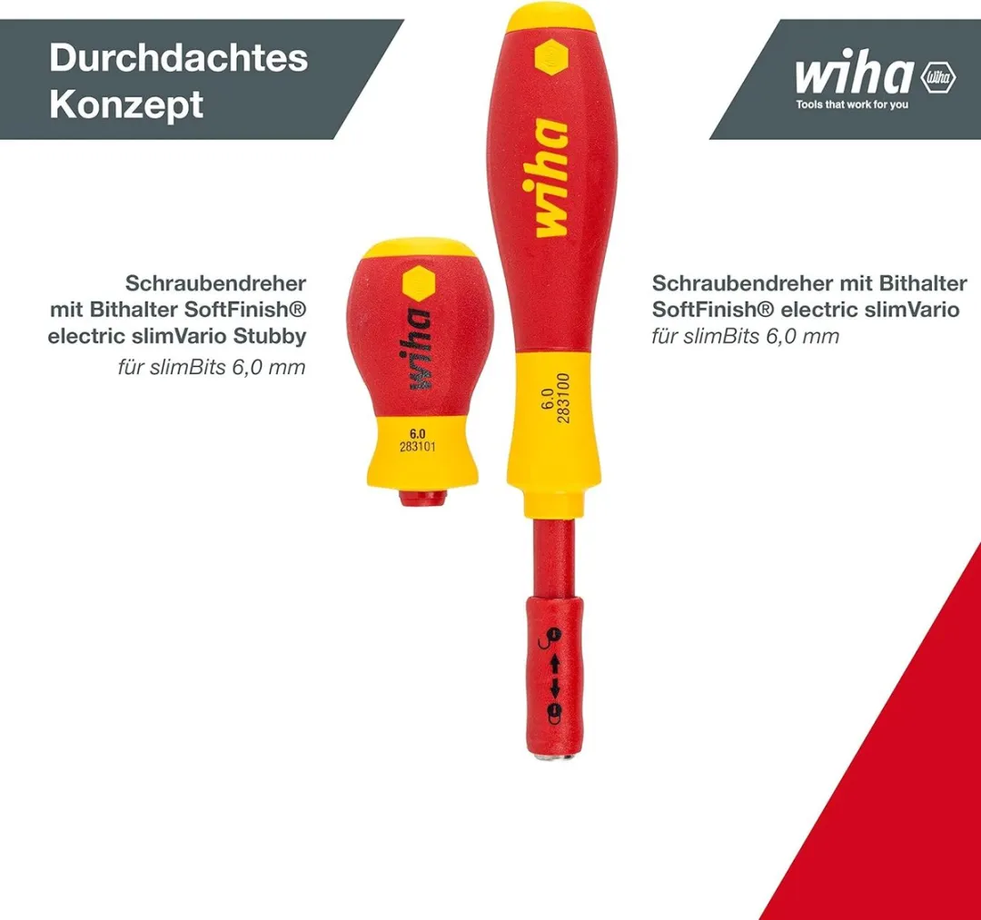 Wiha slimVario 2831T902 Schroevendraaier & Bitset - 10-delig