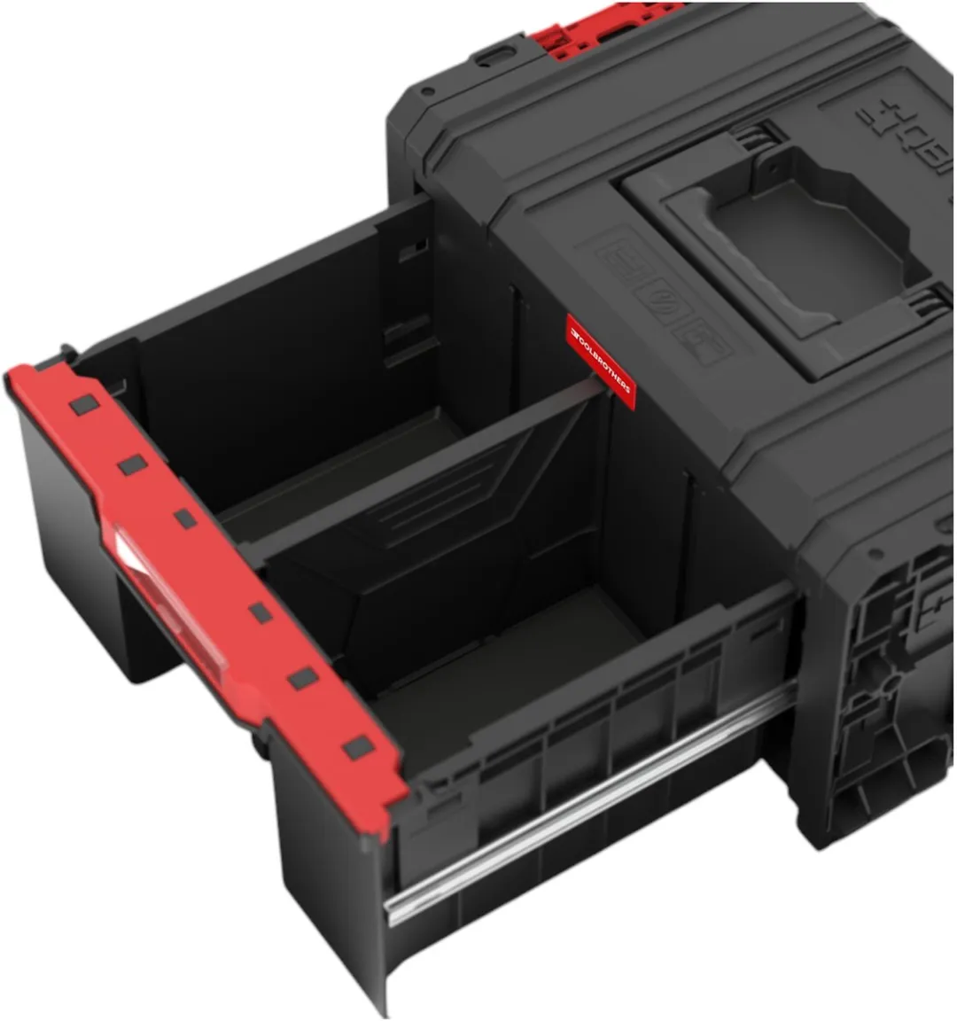 Toolbrothers RHINO L Drawer 1 ECO Basic - 12L - Rood/Zwart - afbeelding 6 van 6