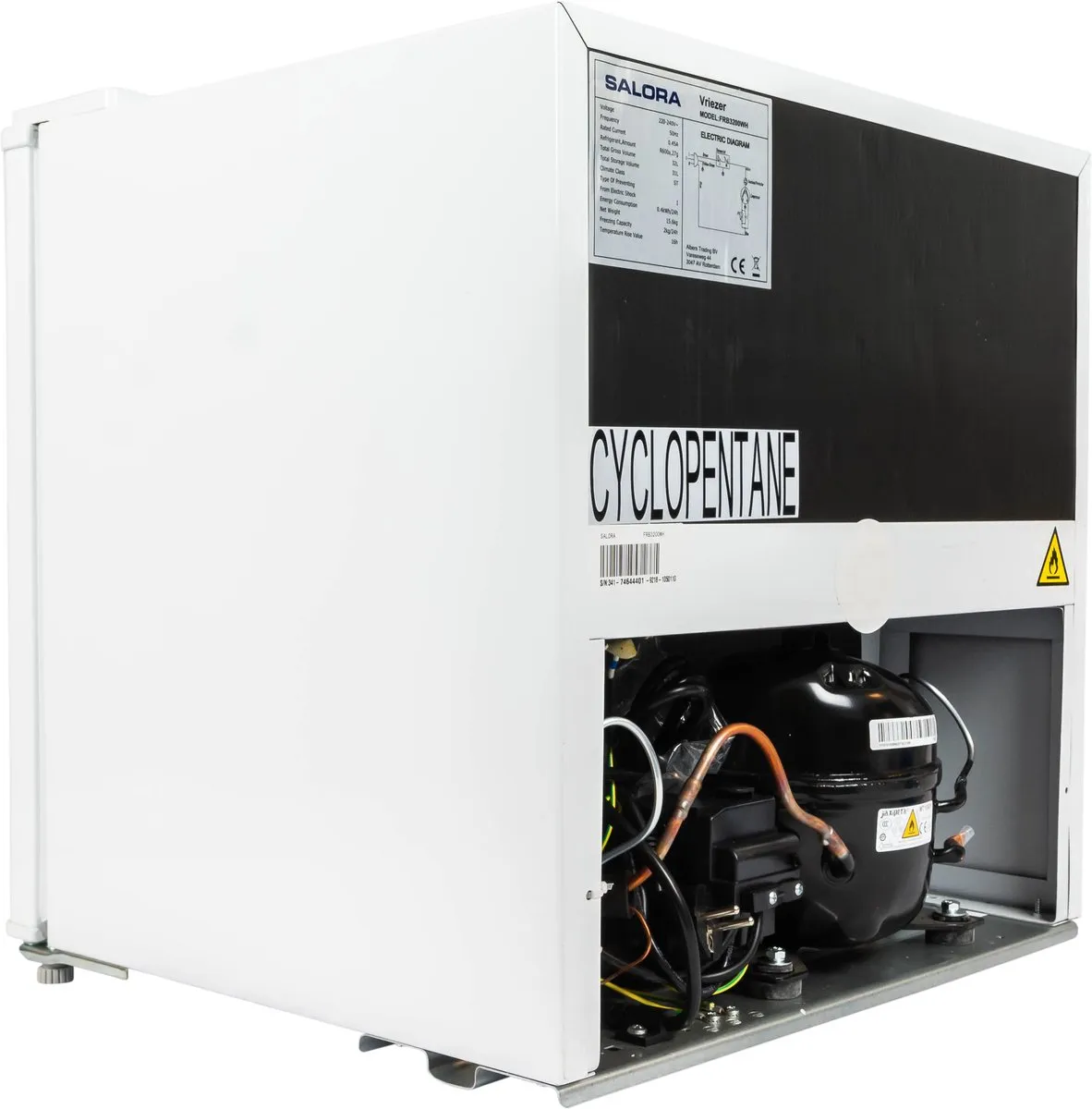 Salora FRB3200WH Mini Vriezer 32L - Wit - afbeelding 6 van 6