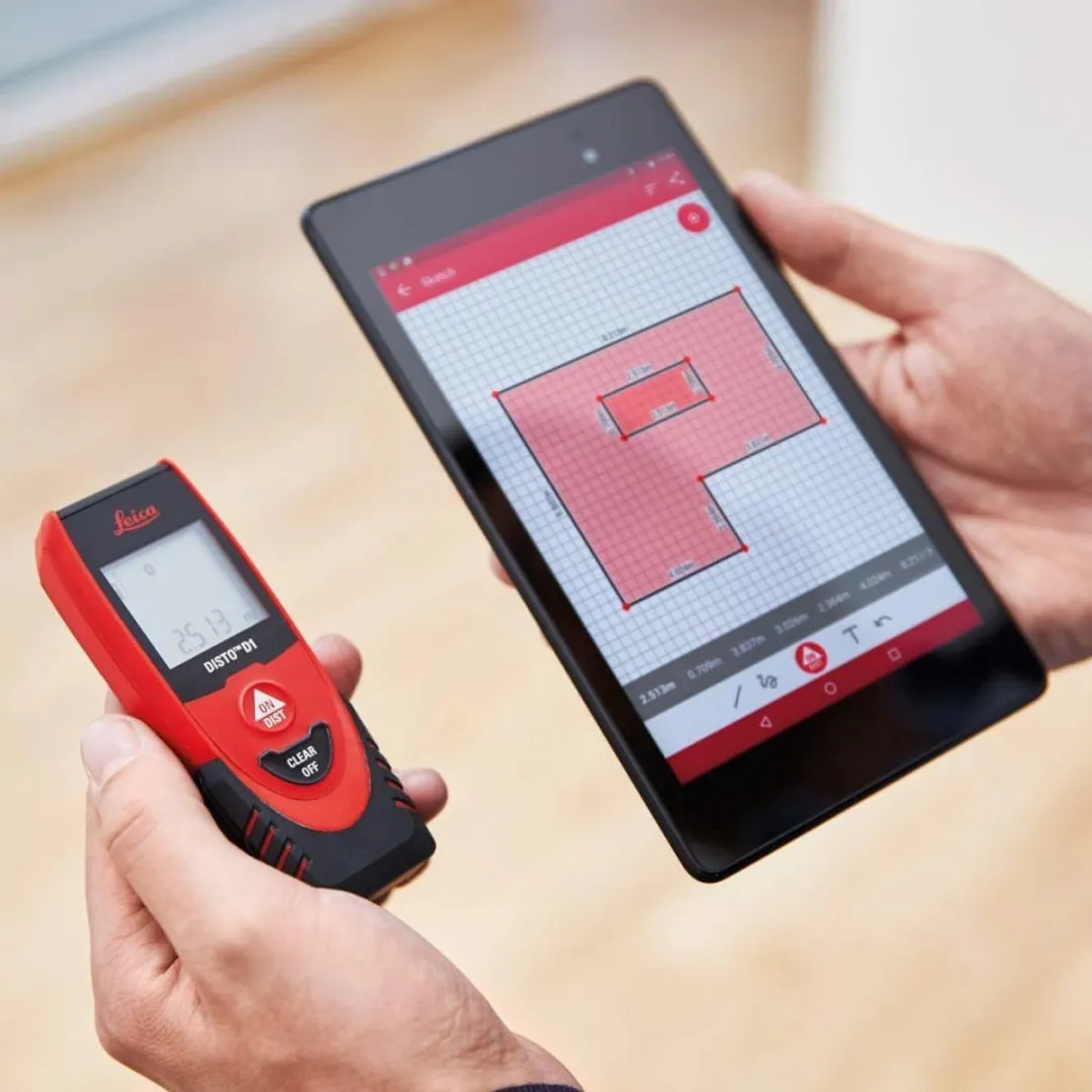 Leica Disto D1 843418 Laser Afstandsmeter - 40m - Bluetooth - afbeelding 6 van 6