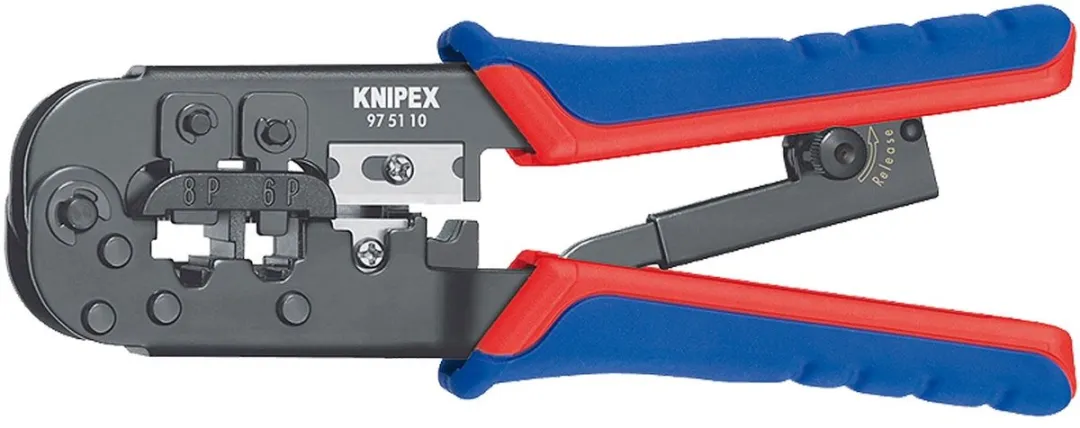 Knipex 975110 Krimptang Westernstekkers 190mm