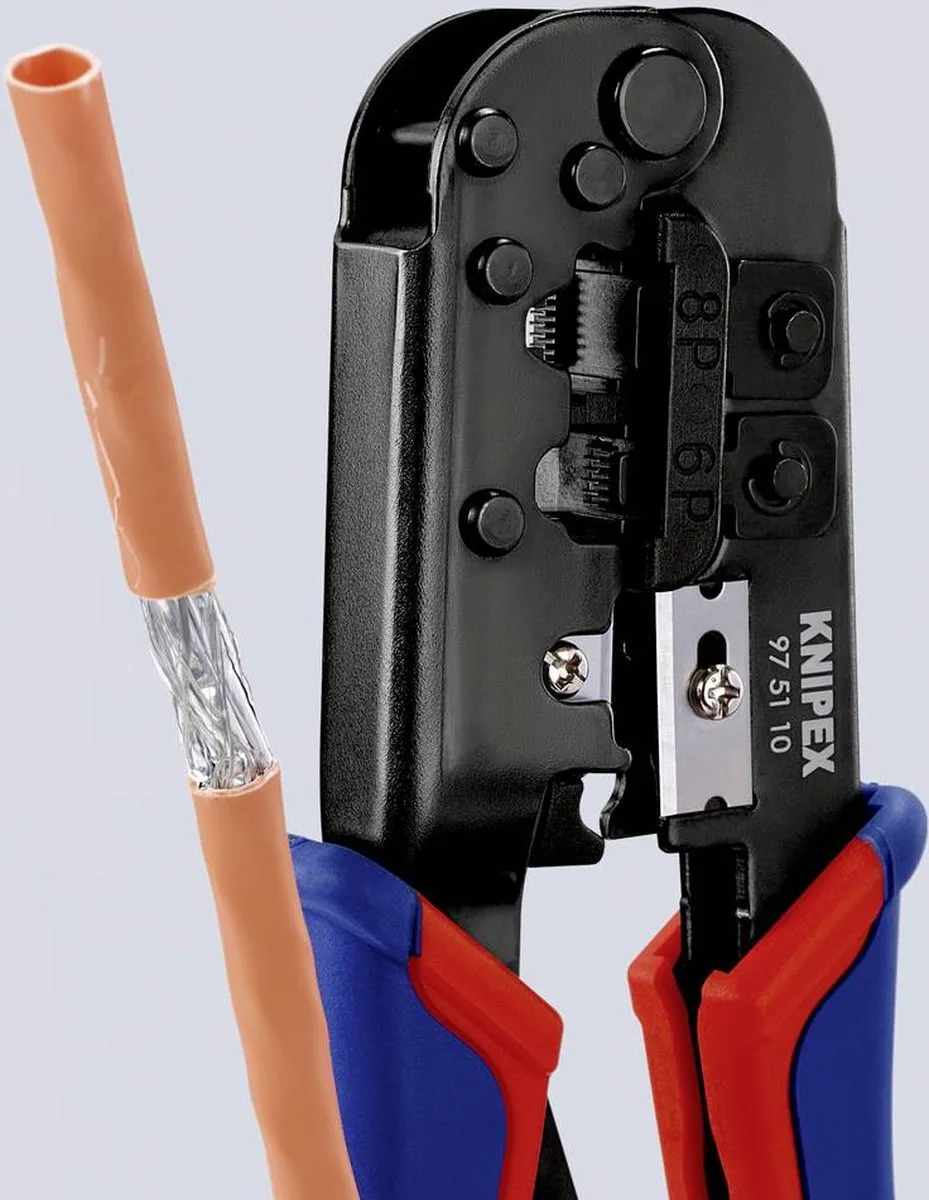 Knipex 975110 Krimptang Westernstekkers 190mm
