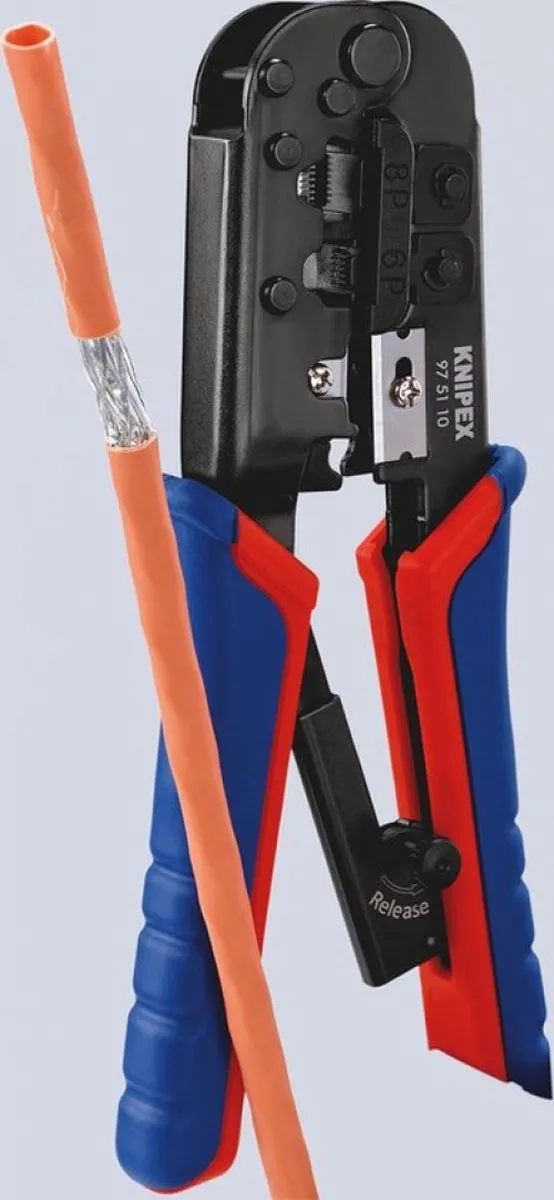 Knipex 975110 Krimptang Westernstekkers 190mm