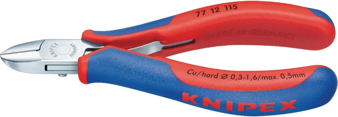 Knipex 77 12 115 Zijsnijtang Ronde kop 115mm