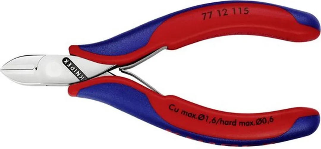 Knipex 77 12 115 Zijsnijtang Ronde kop 115mm