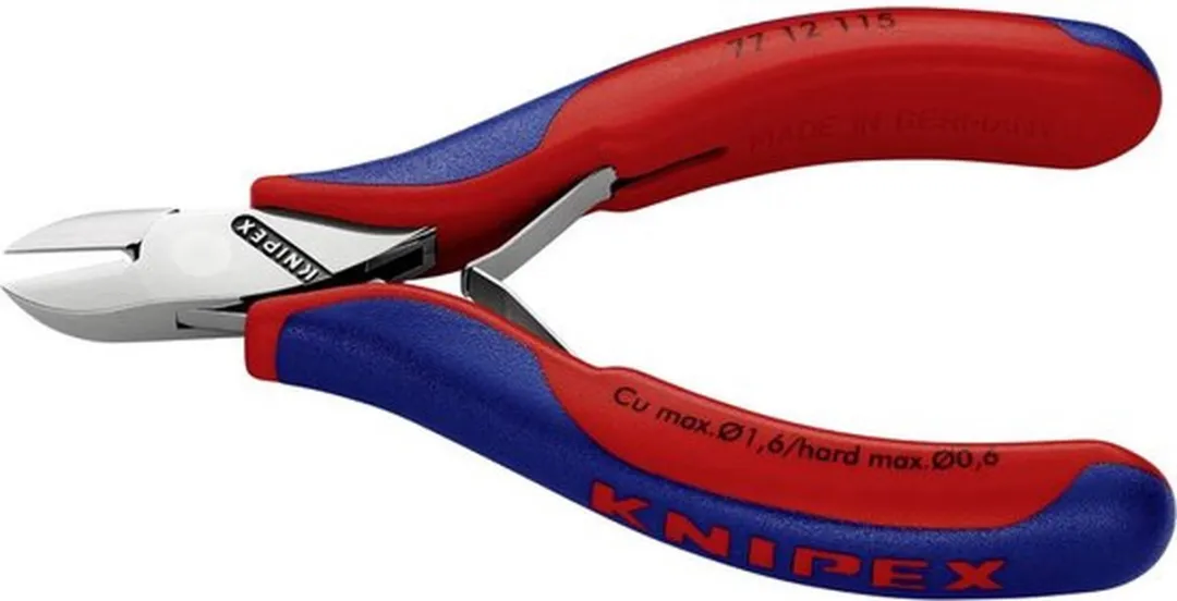 Knipex 77 12 115 Zijsnijtang Ronde kop 115mm - afbeelding 6 van 6