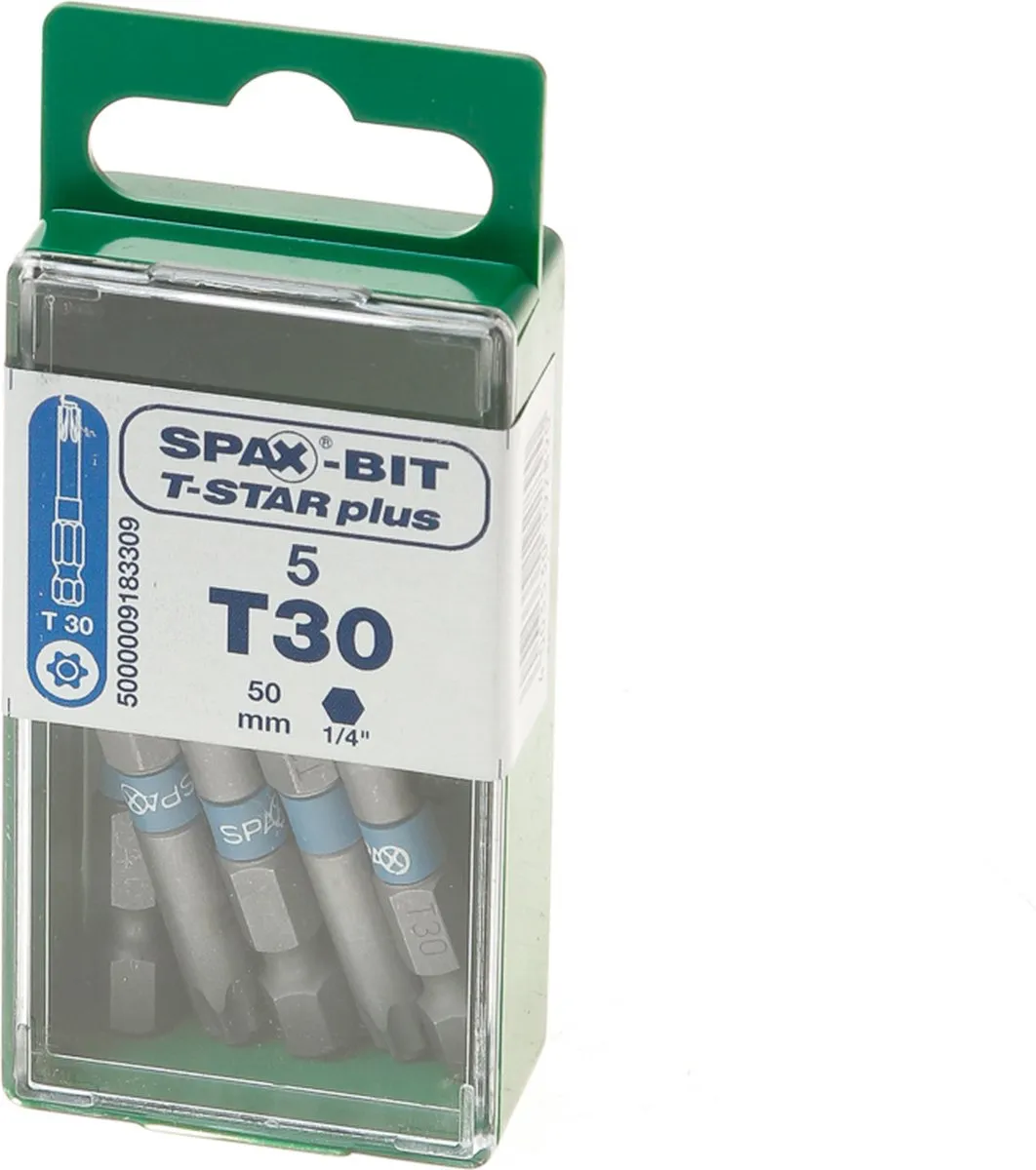 Spax T-Star Schroefbits T30 50mm RVS