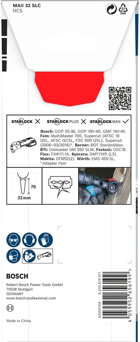 Bosch Professional PRO Serie Multifunctioneel Mes MAII 32 SLC - Oscillerend